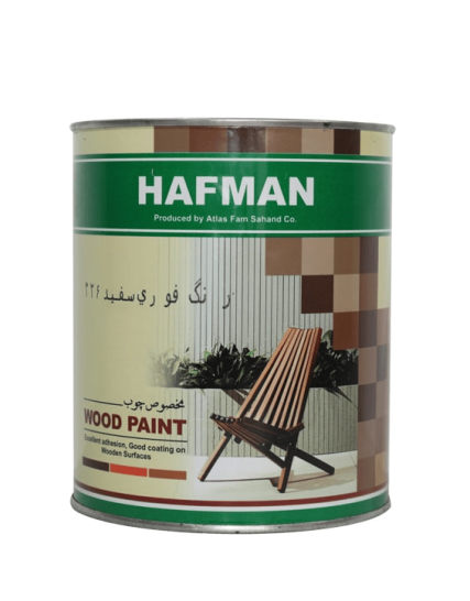 رنگ سفید فوری مخصوص چوب هافمن - HAFMAN ( کد 326 )